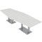 Skutchi Designs 45 in W, 144 in L, 29 in H, Engineered Wood Top, White HAR-HEX.IR-46x143-DOU-WHCYPRESS - alternate 1